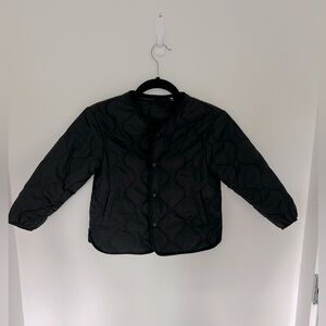 Uniqlo kid quilted oversized jacket